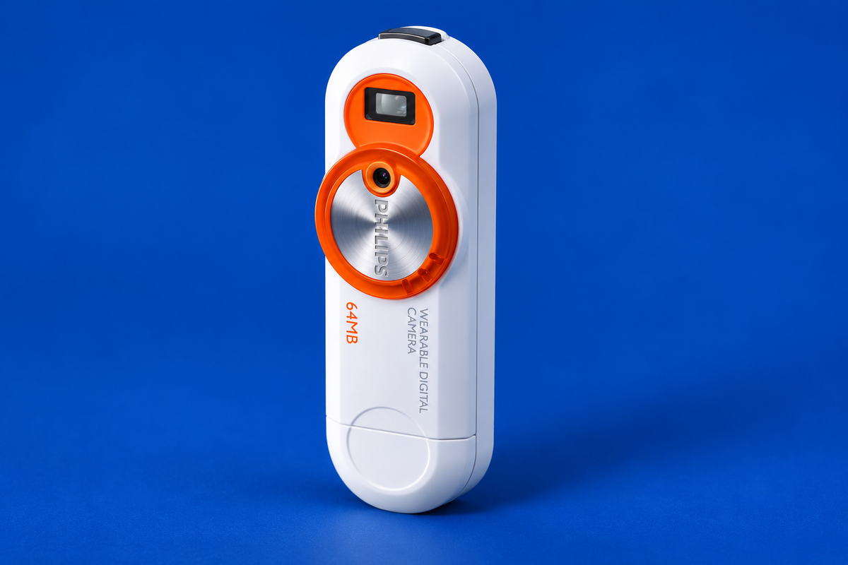 Illustrative reconstruction of a Philips KEY007 on a deep blue background.
